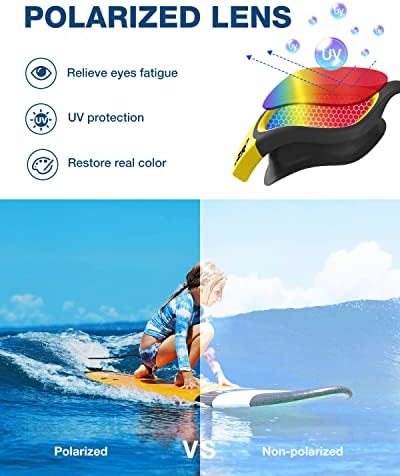 ZIONOR Kids Swim Goggles, G1 MINI UV Protection Anti-Fog Polarized Swimming Goggles for Age 6-14