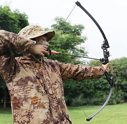 IS-TONGTU Archery Bow and Arrow for Adults, Takedown Aluminum Alloy Riser Archery Set Adult Beginner, 30 40 lbs Right Hand Hunting Recurve Kit (40 lbs)
