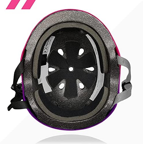 80SIX Triple Certified Multisport Helmet - Ideal for Bike, Scooter, Skateboard, Roller Skate and Inline Skate