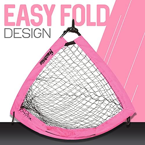 Franklin Sports Blackhawk Backyard Soccer Goal - Portable Pop Up Soccer Nets - Youth + Adult Folding Indoor + Outdoor Goals - Multiple Sizes + Colors - Perfect for Games + Practice