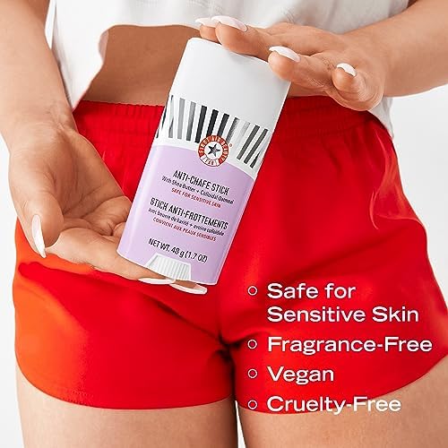 First Aid Beauty Anti Chafe Stick with Shea Butter + Colloidal Oatmeal – Chafe Guard Keeps Skin Comfortable for 10K Steps