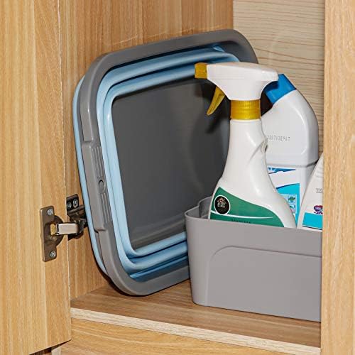 2 Pack Collapsible Sink with 2.25 Gal / 8.5L Each, Foldable Dish Tub for Washing Dishes, Camping, Hiking and Home, Portable Washing Basin