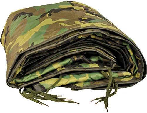 MEDALS OF AMERICA EST. 1976 Military Gear Blanket Poncho Liners Woobie Emergency Blanket - Military Surplus Cold Weather Camping and Hunting Woobie Blanket (Woodland)