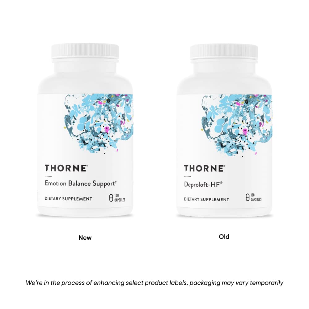 THORNE - Emotion Balance Support (Formerly Deproloft-HF) - Botanical Supplement for Positivity and Stress Management* - 120 Capsules