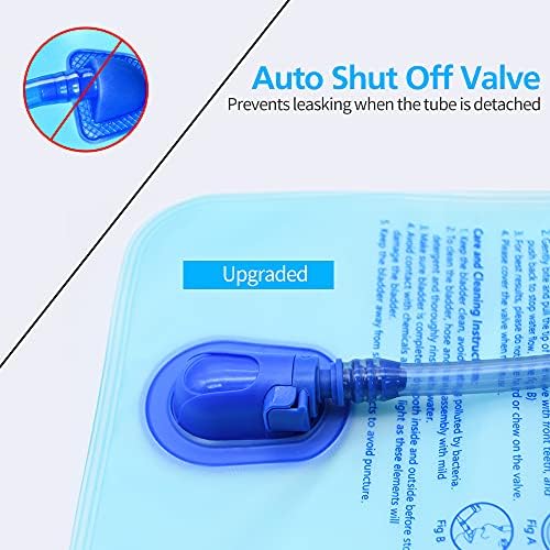 1.5L/2L/2.5L/3L Hydration Bladder, Large Opening Water Storage Bladder Bag, for Cycling Hiking Camping