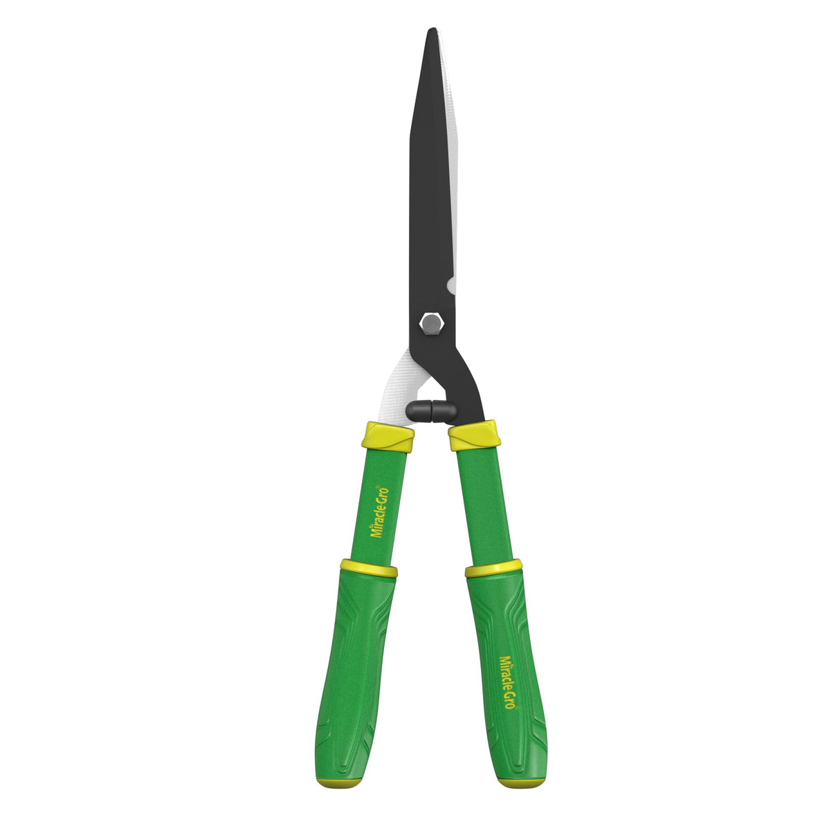 Miracle-Gro 21 in. Hedge Shears – Lawn and Yard Tool with Sharp Carbon Steel Blades, Comfort Grip Handles, and Lightweight Design for Shaping/Trimming Hedges, Shrubs, and Bushes