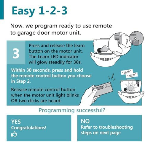 2 Replacement for Sears Craftsman LiftMaster Chamberlain (139.53753) 371LM (139.53681) 971LM (139.53879) 81LM 891LM 893MAX Garage Door Opener Remote (Solidremote L-Visor-2)