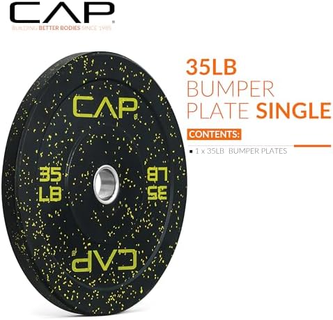 CAP Barbell Rubber Olympic Bumper Plate | Multiple Options/Colors
