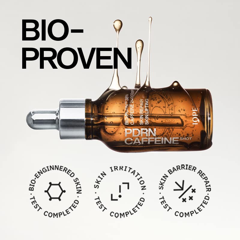 IOPE BIO-PDRN Caffeine Shot Serum | 38% ๐ท๐๐๐๐-๐๐๐๐๐
Vegan PDRN & 20,000ppm Caffeine & Niacinamide in a Bottle, Plumping Skin, Intense Lifting and Firming, Korean Skincare, 1.01 Fl Oz