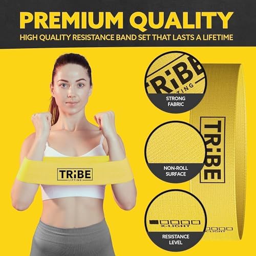 Fabric Resistance Bands for Working Out - Booty Bands for Women and Men - Exercise Bands Resistance Bands Set - Workout Bands Resistance Bands for Legs - Fitness Bands