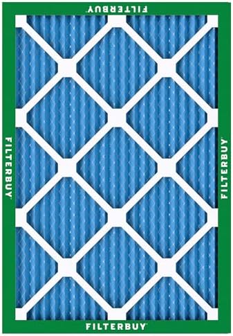Filterbuy 24x30x1 Air Filter MERV 13 Optimal Defense (2-Pack), Pleated HVAC AC Furnace Air Filters Replacement (Actual Size: 23.88 x 29.88 x 0.75 Inches)
