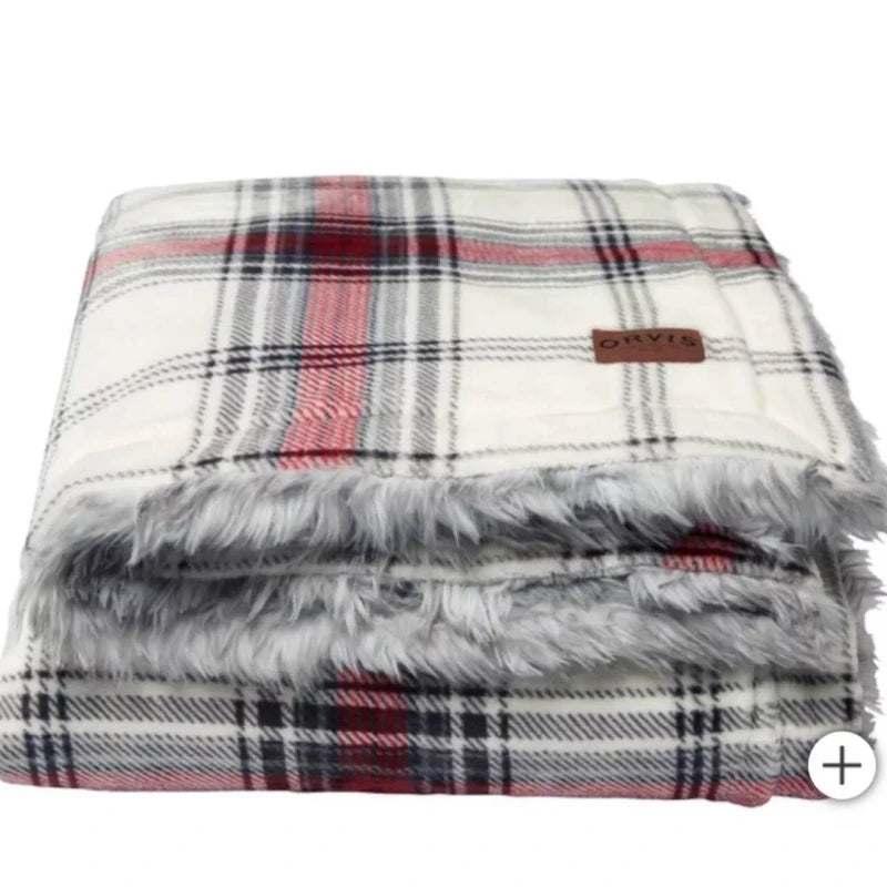 Cozy Orvis Cozy Luxe Throw / 60” x 70”/ IVORY