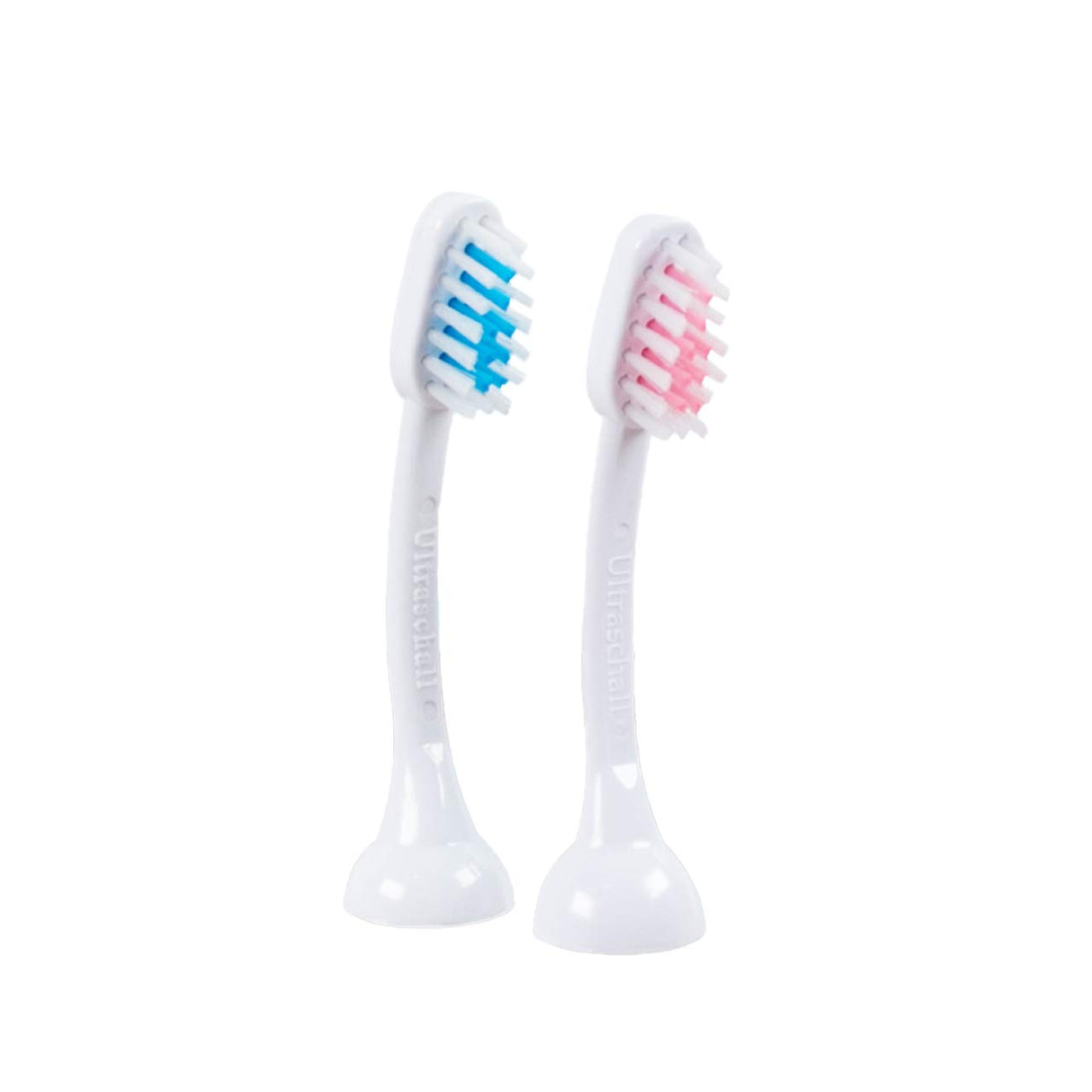 Emmi-dent Metallic/Professional 2-Pin Bristle-Head Attachments - Electric Toothbrush Replacement Heads. Cleans with Ultrasound Waves (Regular 2 Pack)