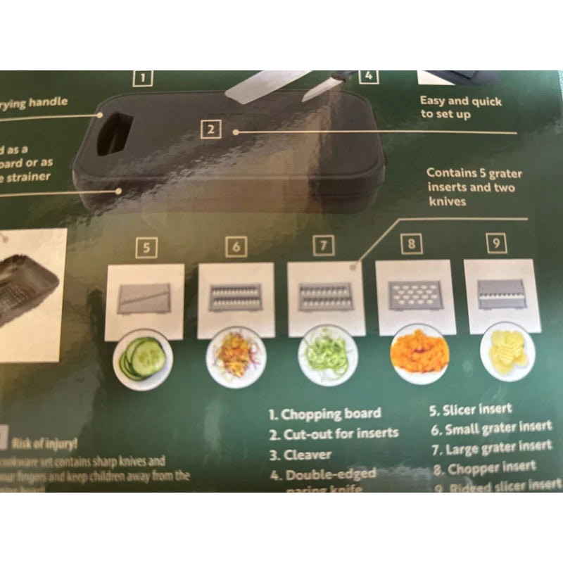 Adventuridge Adventureridge 9 in 1 Collapsible Cookware Set