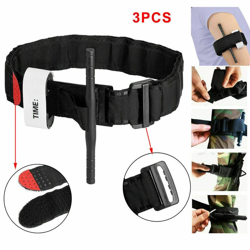 10 pcs Tourniquet Rapid One Hand Application Emergency Outdoor First Aid Kit