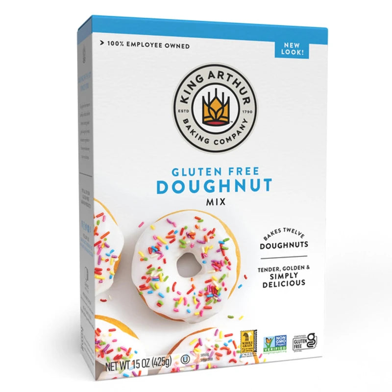 King Arthur Baking Company Gluten-Free Doughnut Mix 12 oz., Baking and Breakfast Mix, Donuts, Non-GMO