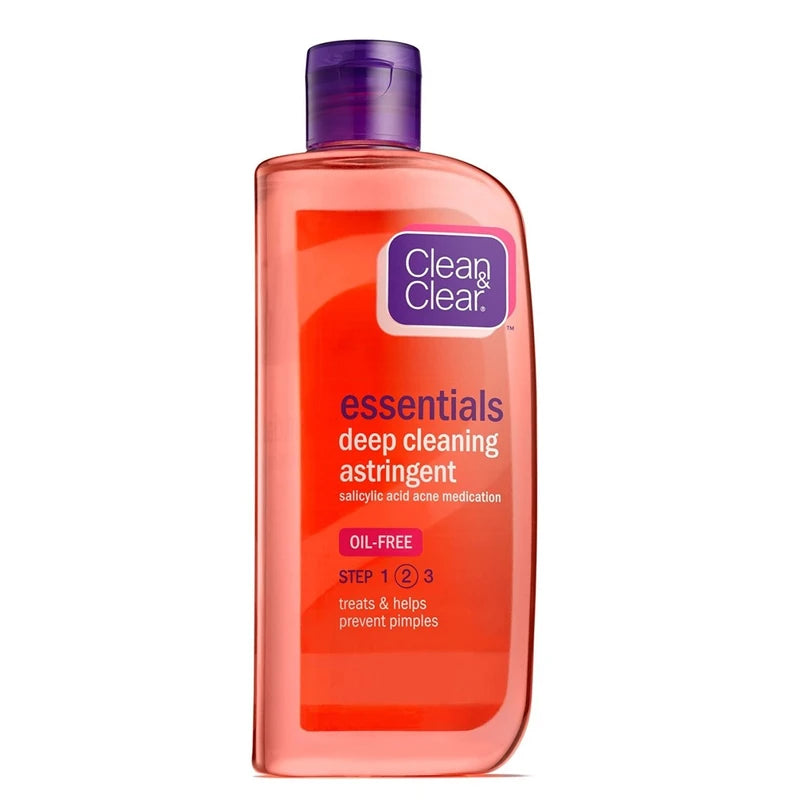 Clean & Clear Deep Cleaning Oil-Fighting Face Astringent, 8 oz, 2 pk