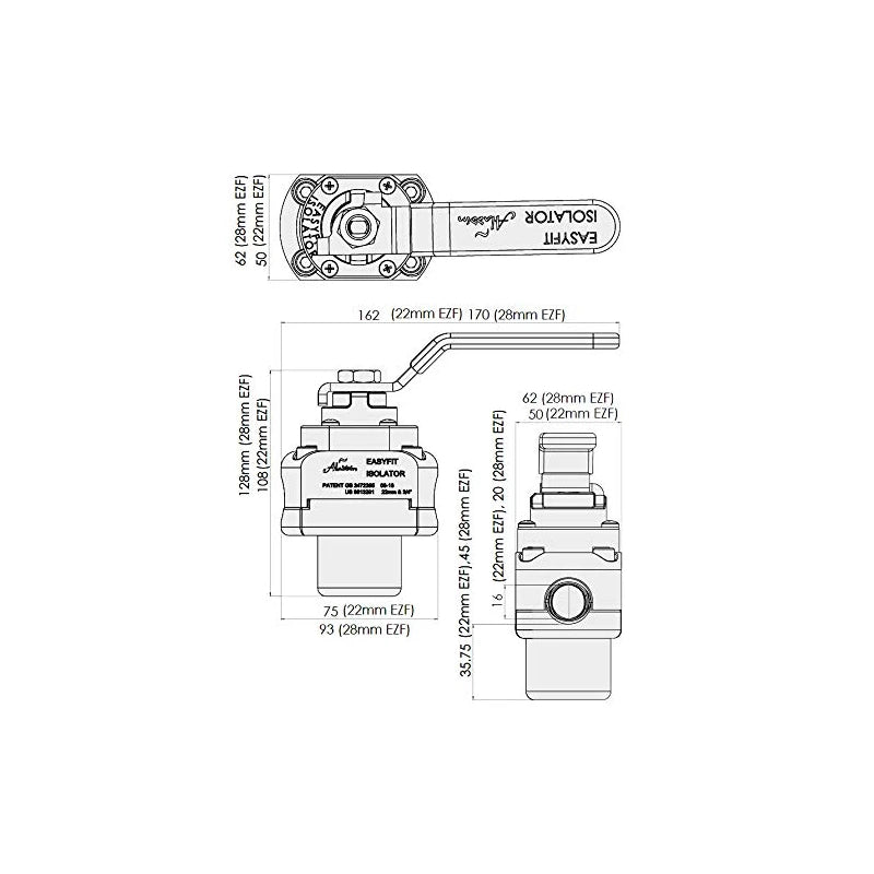 Aladdin EasyFit Isolator Valve Refill