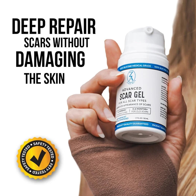 ZaynAura Advanced silicone Scar Gel 1.7floz (medium)