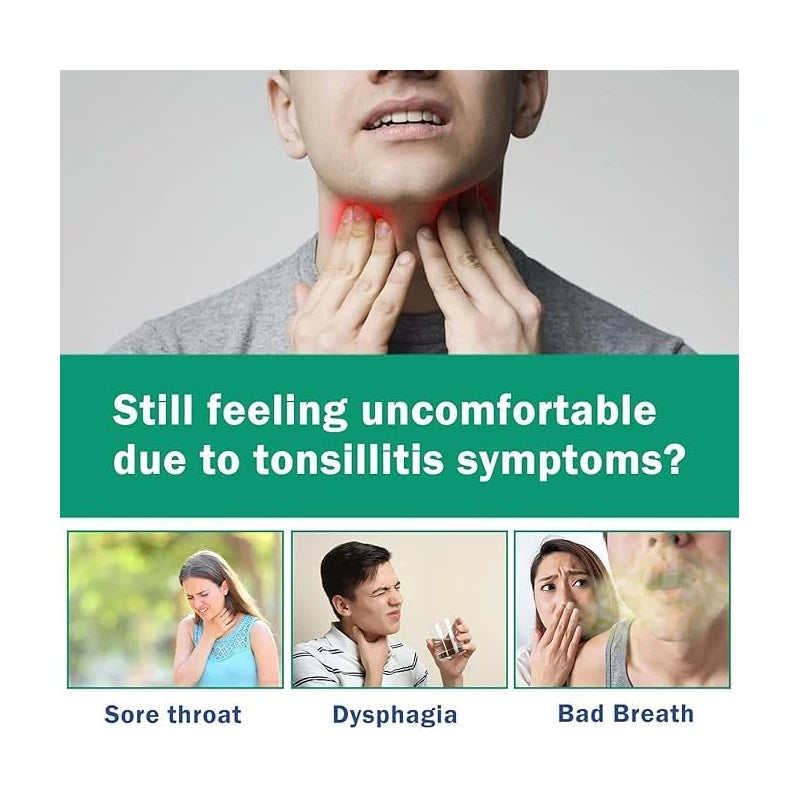 Tonsil Rinse-Tonsil Stone Remover Mouthwash,Natural Mouthwash Soothe Tonsils,Fight Bad Breath,Relieve Dry Mouth-Alcohol-Free,Breath Freshening,Mint Flavor-10 FL OZ