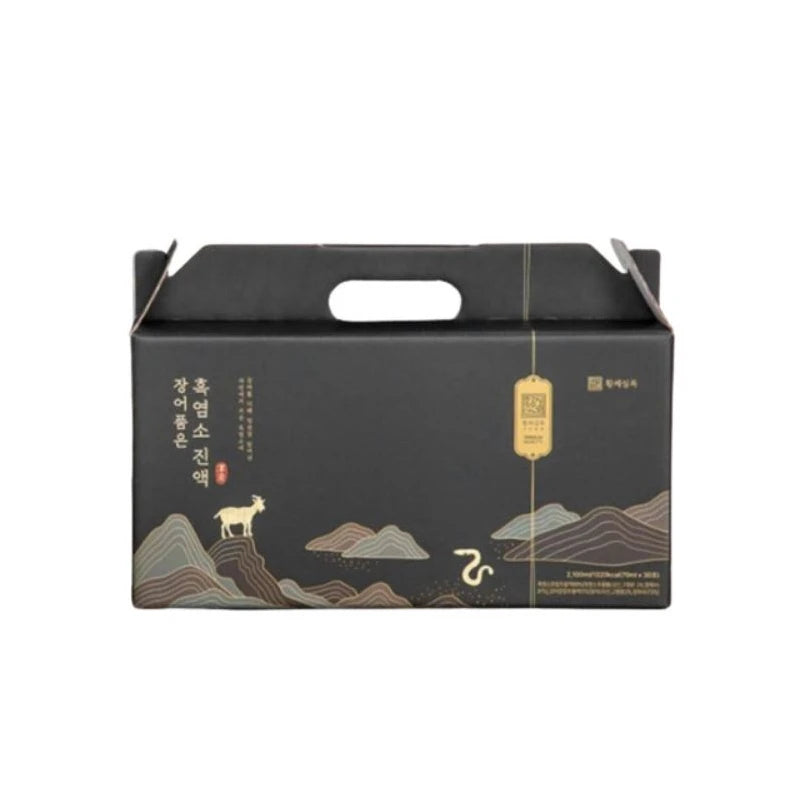 Annals of the Emperor, eel product, black goat essence 30 packets, 30 pieces, 70ml / 황제실록 장어품은 흑염소진액 30포, 30개, 70ml