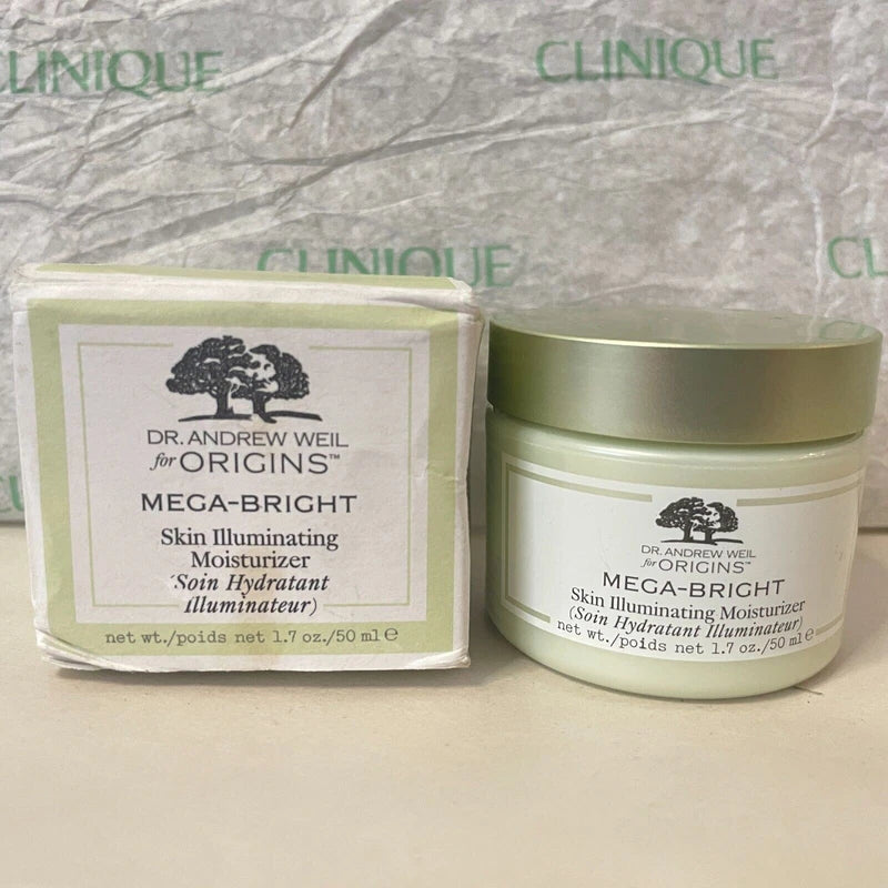 Origins Dr. Andrew Weil Mega-Bright Skin Illuminating Moisturizer 1.7 oz New