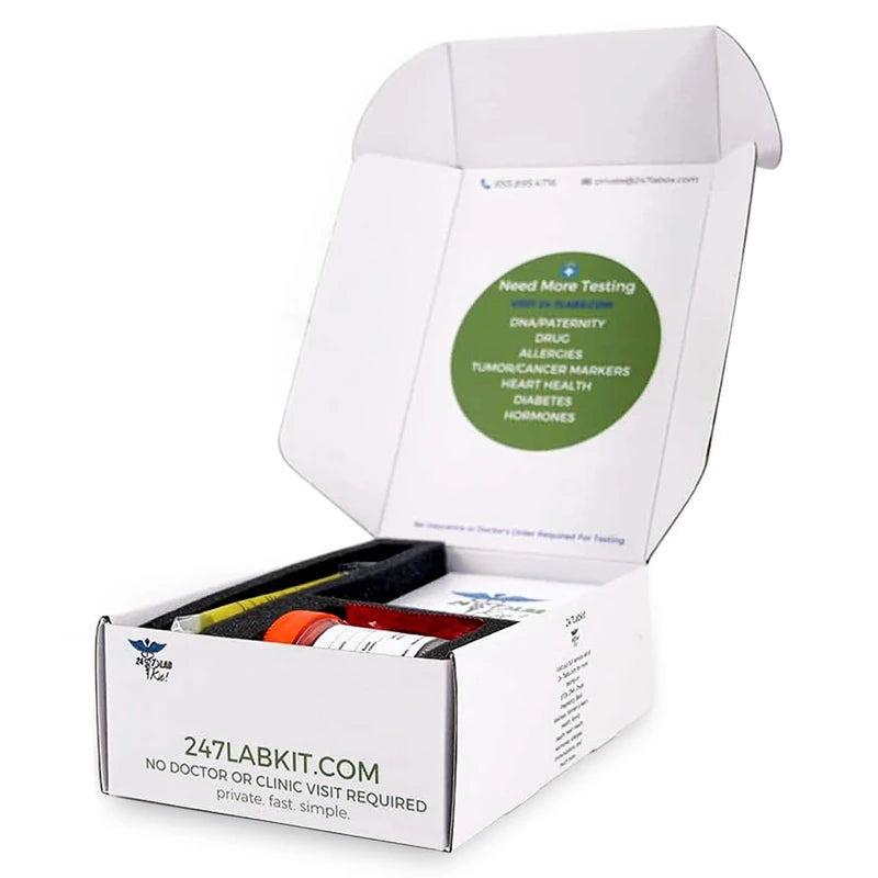 Herpes Lesion Swab Test At-Home STD Testing Kit for Women and Men - Accurate and Discreet Results CLIA Certified Labs