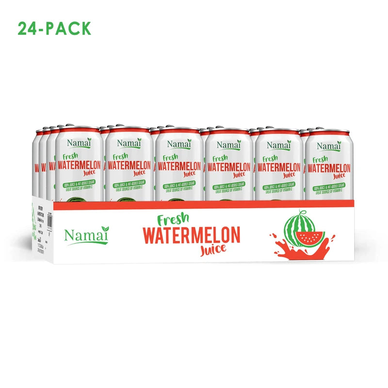 Namai Pure Watermelon Juice, No Added Sugar, 24-Pack