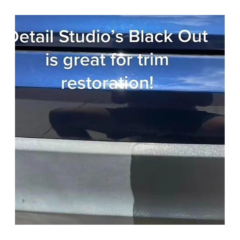DETAIL STUDIO BLACK OUT WATER BASED TRIM & TIRE DRESSING - Color: 32 oz