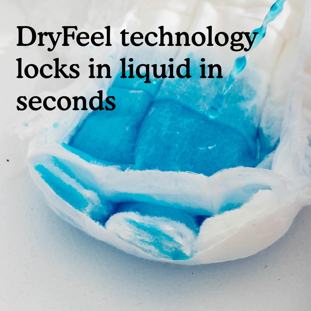 Because Overnight Absorbency Pull Ups - Adult Disposable Incontinence Underwear, Extra Absorbent Nighttime Briefs for Men and Women, White, Large, 80 Count (4 Packs of 20)