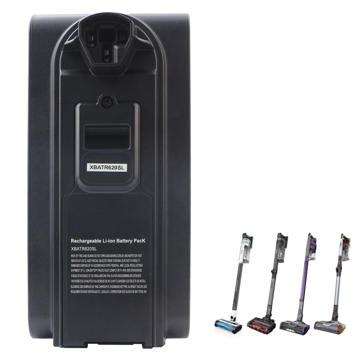 Replacement for Shark XBATR620SL XBATR625SL XBATR625SLEU Vacuum Battery, Compatible with Shark Stratos IZ540H IZ562H IZ531H IZ541H IZ500 LZ500 UZ565H Pro Cordless Vacuum Cleaner Battery 21.6V 2500mAh