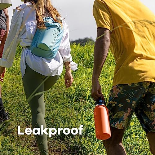 Hydro Flask Wide Mouth vacuum insulated stainless steel water bottle with leakproof closeable lid for cold water drinks, sports, travel, car and school