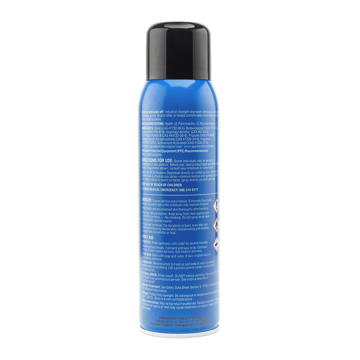 Spartan SD-20 Multipurpose Degreaser Aerosol 1 LB 2-oz