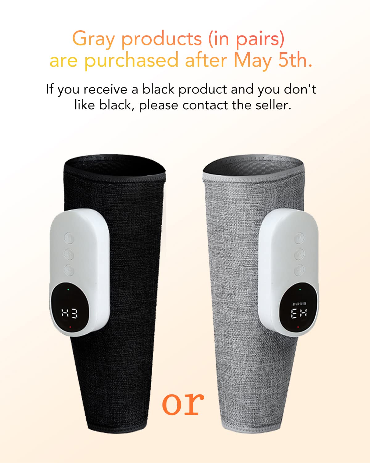 LINGTENG Leg Massager for Circulation and Pain Relief, Calf Air Compression Massager with Heat, Leg Massager with 3 Intensities, 3 Modes, Easy to use, Muscle Relaxation, Gifts (Pair)