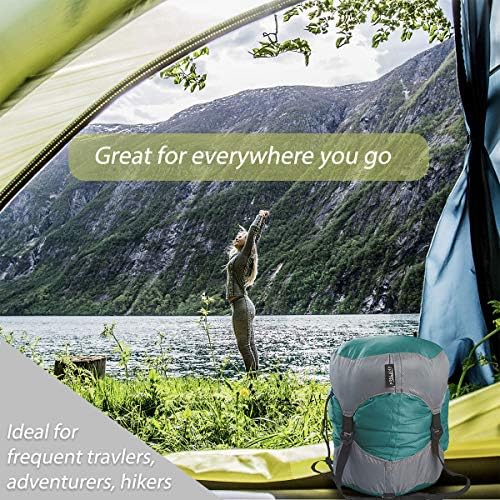 Frelaxy Compression Sack, Ultralight Sleeping Bag Stuff Sack, 40% More Storage! 11L/18L/30L/45L/52L, Compression Stuff Sack - Space Saving Gear for Camping, Hiking, Backpacking