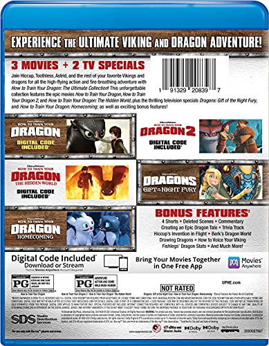 How to Train Your Dragon: The Ultimate Collection - Blu-ray + Digital