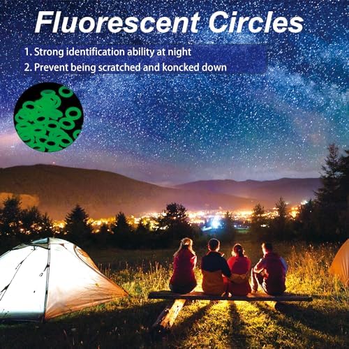 Heavy Duty 8in Forged Steel Tent Stakes (8Pcs) + 10in Tent Stakes Hammer & Storage Pouch, Ideal for Camping on Rocks