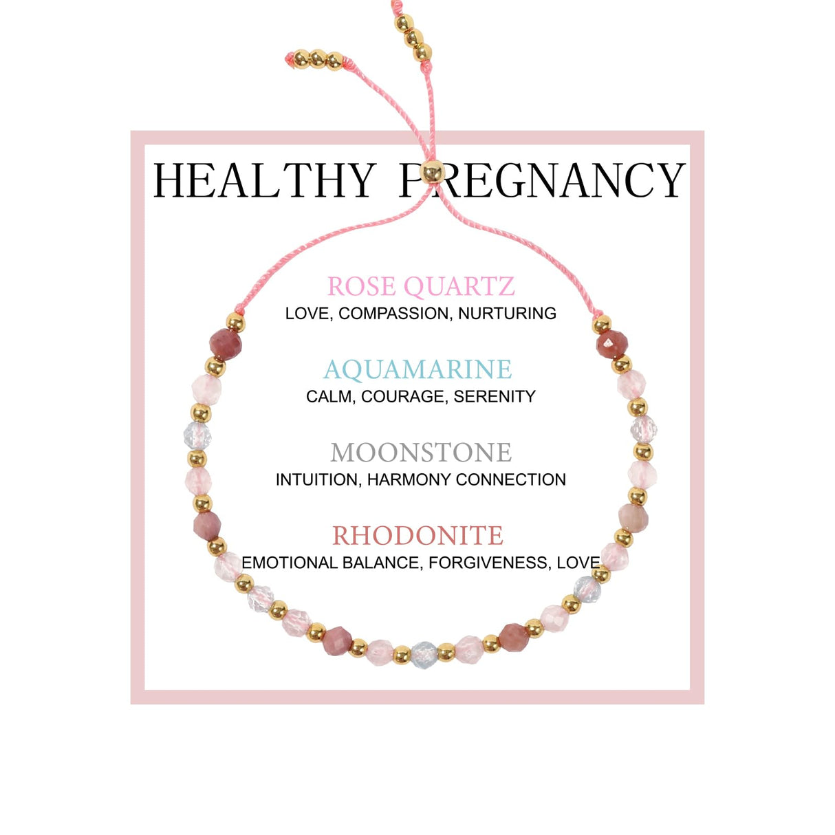 Flvkev Pregnancy Must Haves Bracelet, Announcement Pregnancy Gifts For Expecting New Mom, First Time Mama Gifts for Pregnant Women 1st Time Mom To Be Spiritual Mothers Day Gift (style 1)