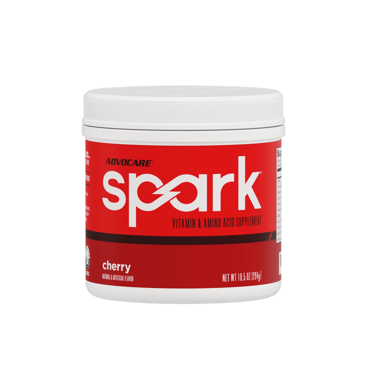 AdvoCare Spark Vitamin & Amino Acid Supplement - Focus & Energy Drink Powder Mix with Vitamin A, B-6, C & E - Also Includes L-Carnitine & L-Tyrosine - Cherry - 10.5 oz