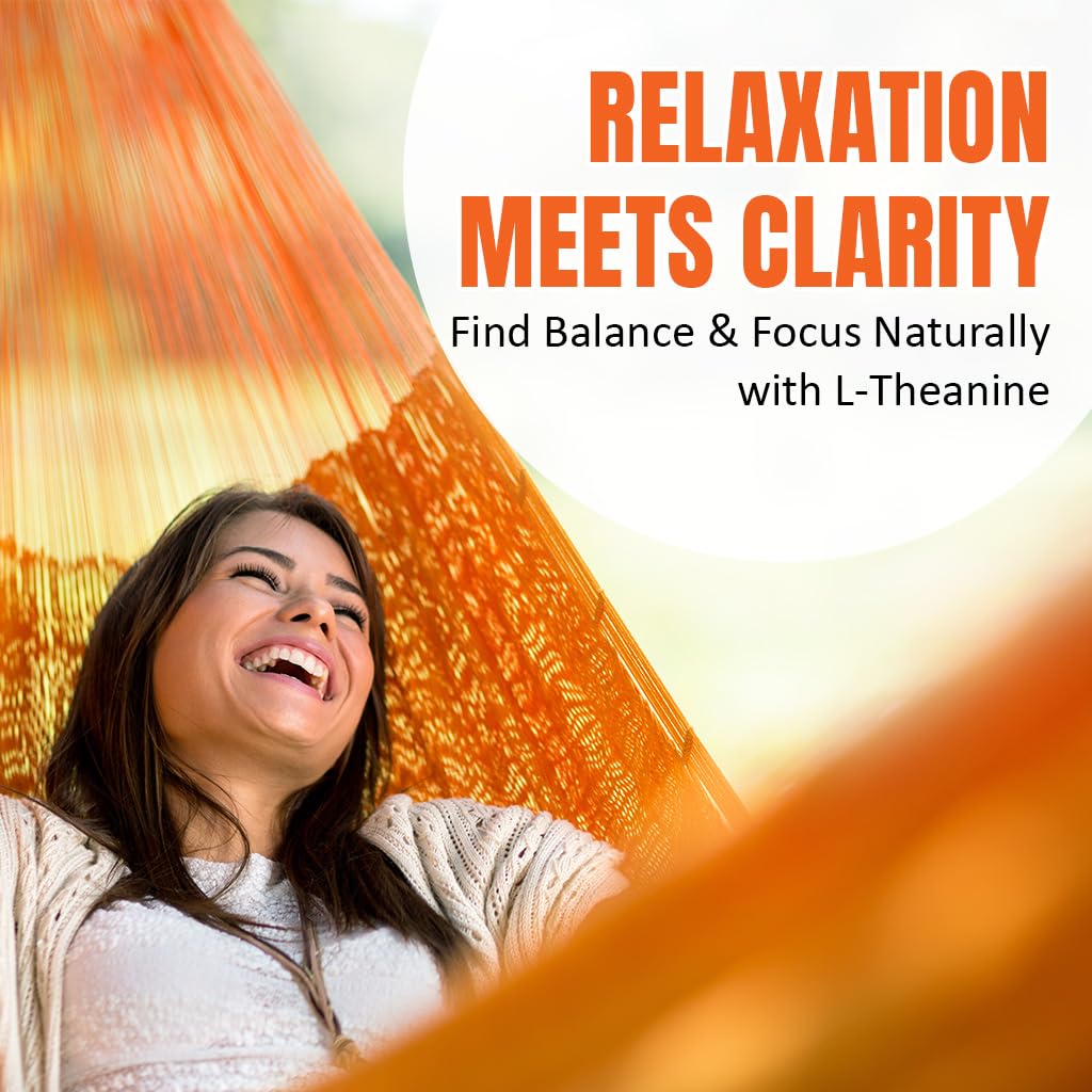 Vitamatic L-Theanine Supplement 400mg per Serving - 240 Tablets - Non-GMO, Gluten Free