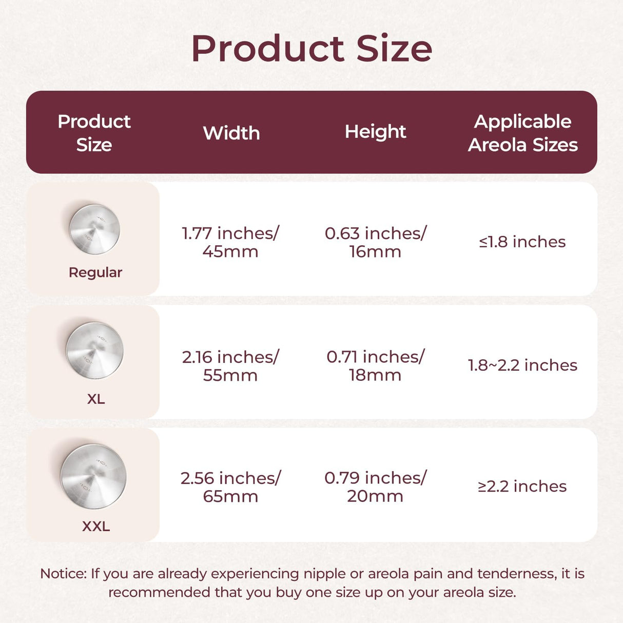 Momcozy 999 Silver Nursing Cups Original Perforated Breathable Design, 999 Silver Nipple Cover for Breastfeeding Essential, Silver Nipple Shield for Nursing Newborn, Metal Nipple Shields, Regular Size