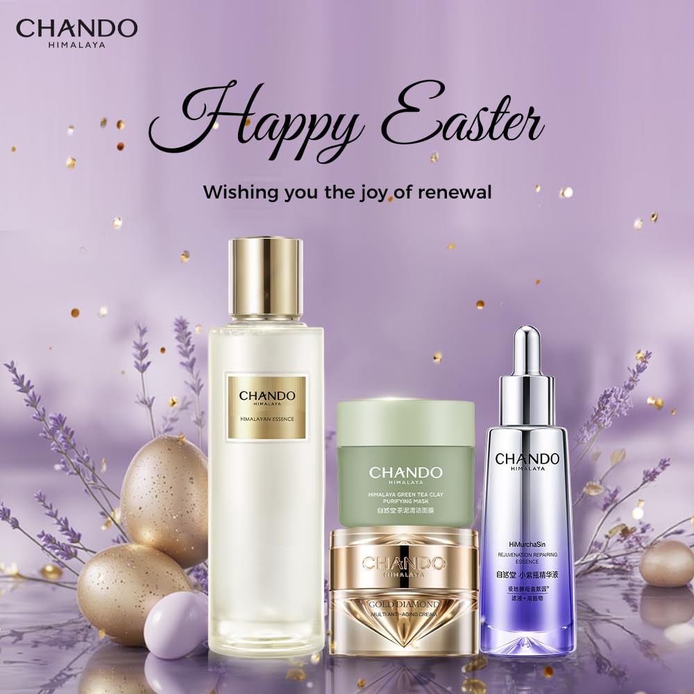 CHANDO HIMALAYA Gold Diamond Multi Anti-aging Cream (55g/1.94oz) - Super Multi-Corrective Night Cream, Reducing Wrinkle Cream, Firms Skin, Paraben-free