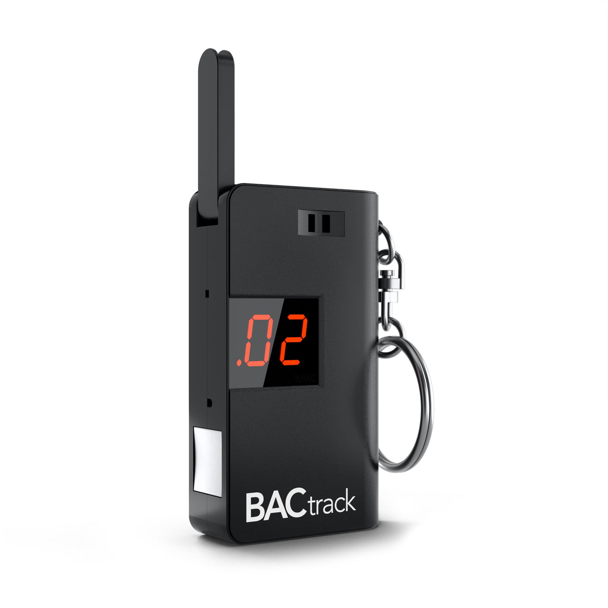 BACtrack Keychain Breathalyzer (Black) | Ultra-Portable Pocket Keyring Alcohol Tester for Personal Use