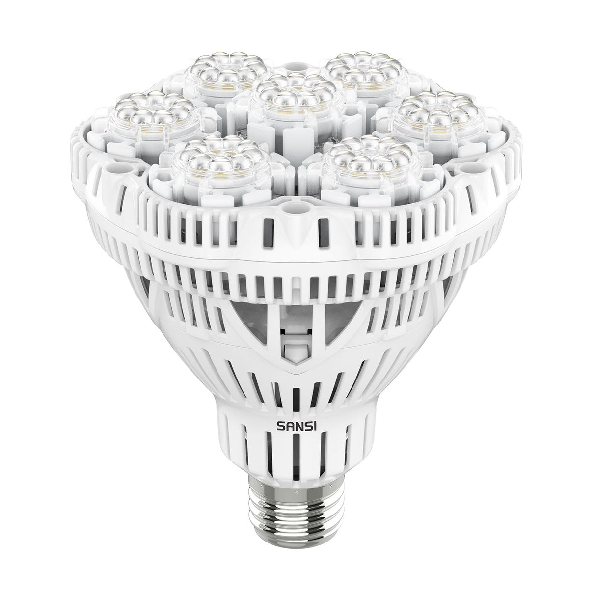 SANSI Grow Lights for Indoor Plants, Full Spectrum 36W Grow Light Bulbs (400 Watt Equiv) with Optical Lens for High PPFD, PPF 65.6 umol/s LED Energy Saving Plant Light for Indoor Growing Seed Starting