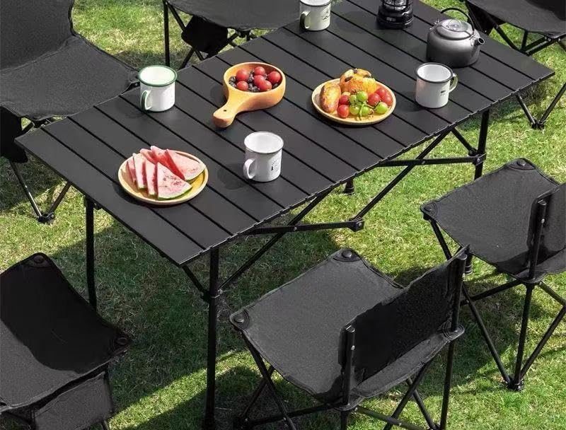 Camping Table Folding CampTable Aluminum Foldable OutsideTable Light Weight Portable