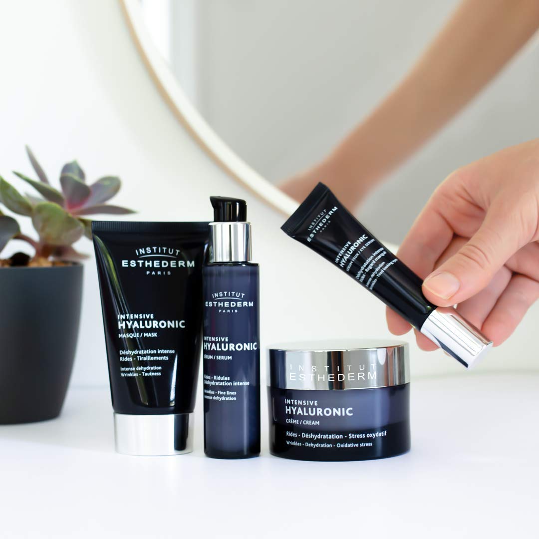 Institut Esthederm - Intensive Hyaluronic Cream - Face, Neck and Décolleté - Wrinkles and Fine Lines - Dehydrated Skin