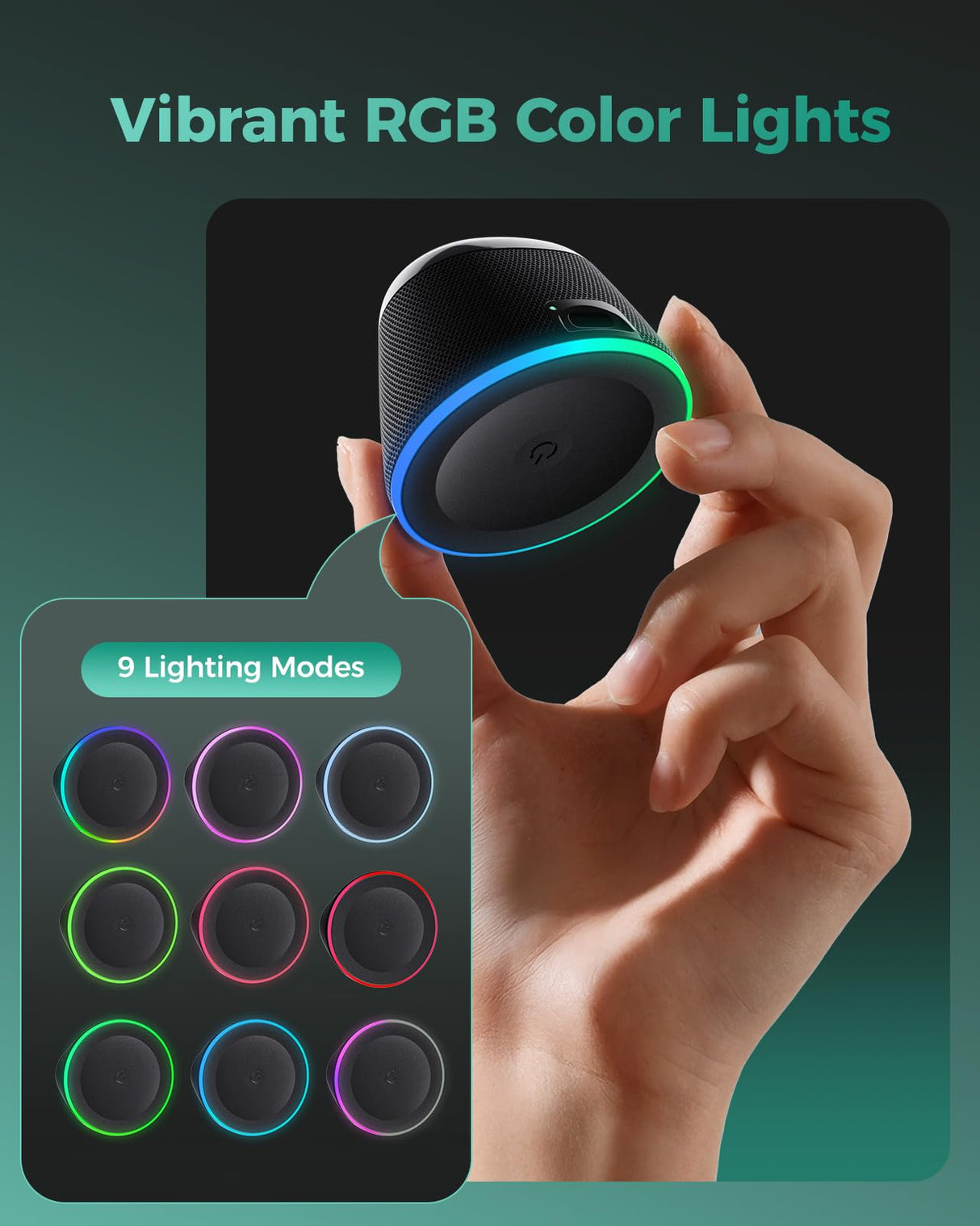 Stocking Stuffers for Men Women Teens: White Elephant Gifts for Adults HD Sound Bluetooth Speaker with Phone Stand, Cool Gadgets, Christmas Birthday Anniversay Gifts Ideas Girl Trendy Stuff-Black