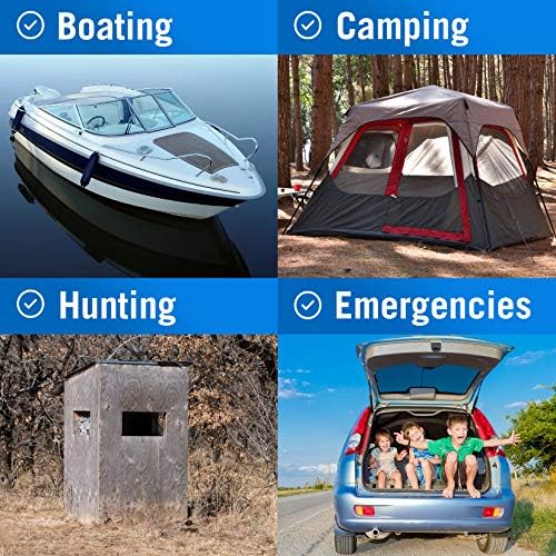 45 Portable Toilet Bags, Biodegradable 5 Gallon Human Waste Bags for Camping, Boating, Car & Compost, Fits Bucket Seat, Outdoor Use