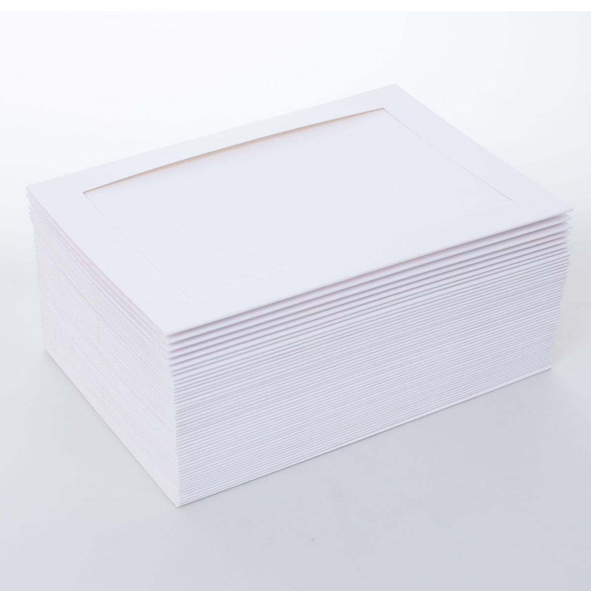 50 Sets Photo Frame Cards with Envelopes 4x6 Paper Picture Frames Bulk