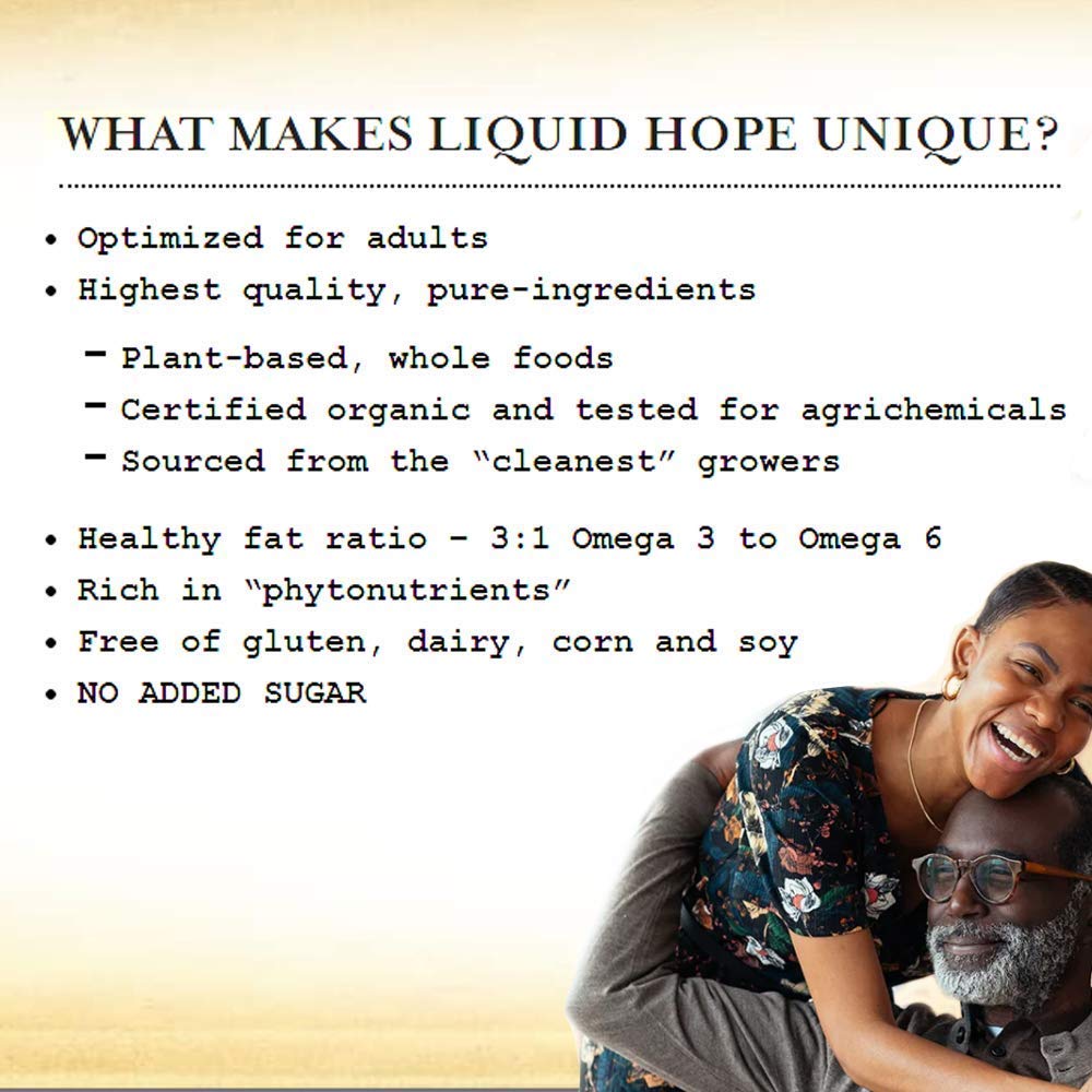Functional Formularies Liquid Hope – Organic Whole Foods Nutritional Meal & Tube-Feeding Formula, 12 oz Pouch, Pack of 24